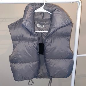 FUINLOTH, Grey Puffer Vest